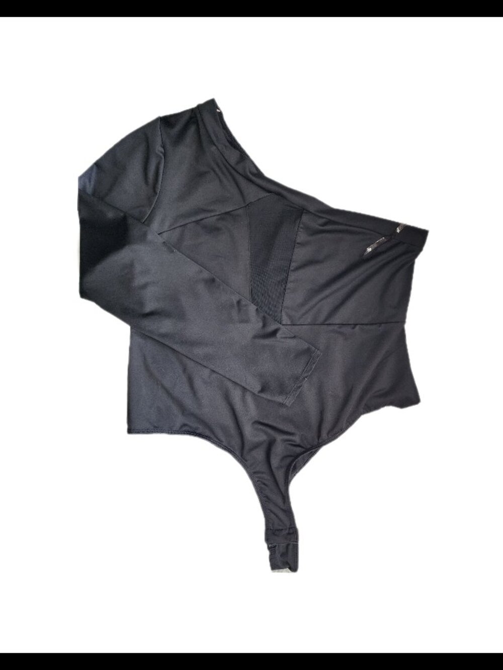 One Sleeve Peekaboo Bodysuit